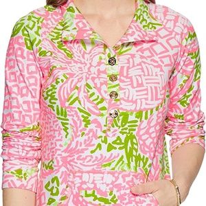 Lilly Pulitzer UPF 50 Captain Popover Pineapple